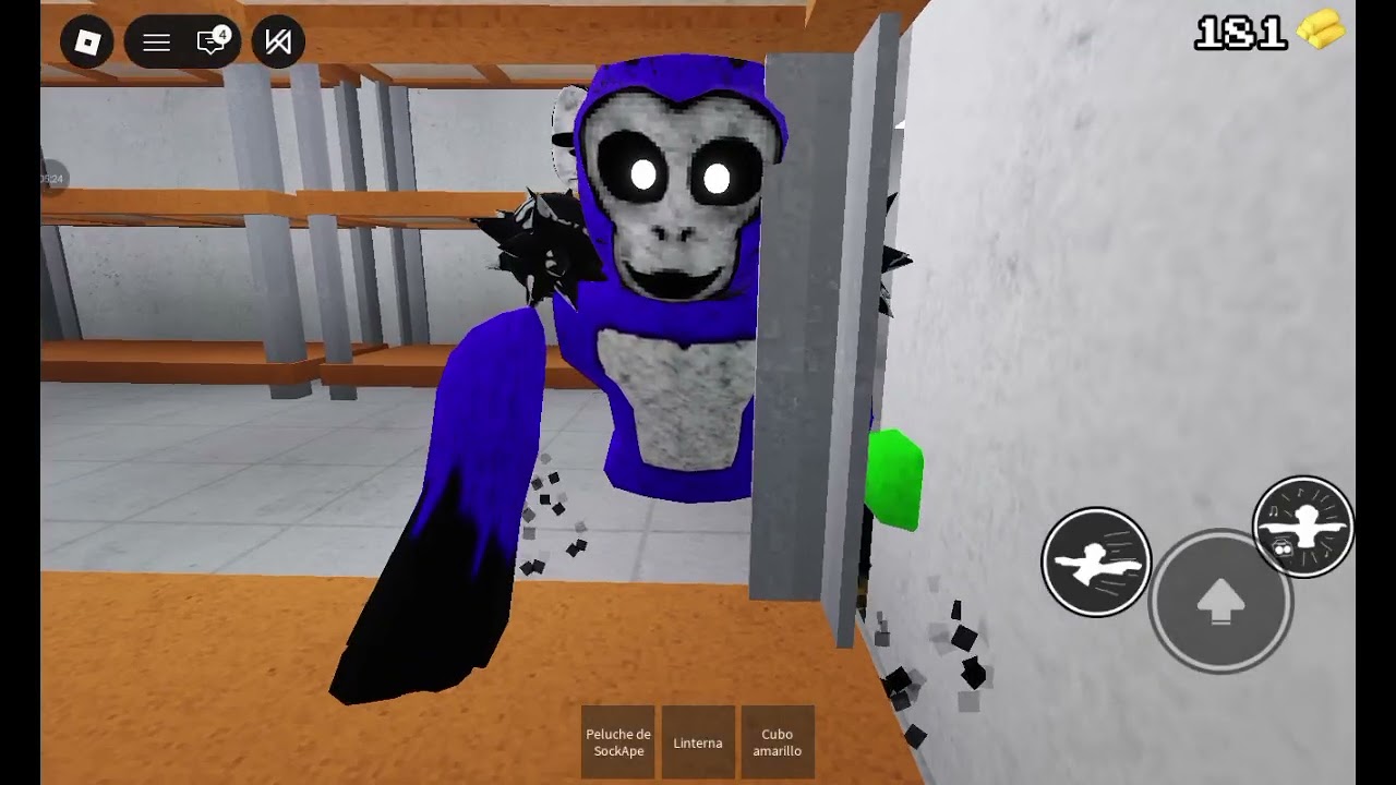 Mono escapa del los monstruos 