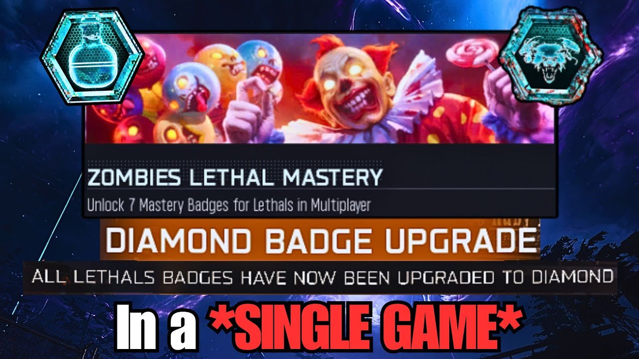 The *ZOMBIES 100 PERCENTER GRIND* is Getting HARDER... (EVERY DIAMOND BADGE Part 1)
