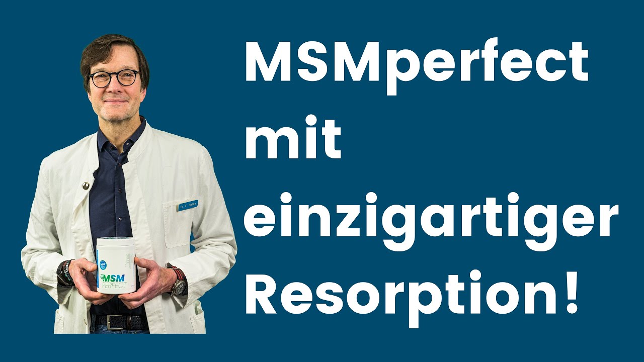 Deshalb hast Du viel mehr von MSMperfect! - mit Dr. Frank Liebke!