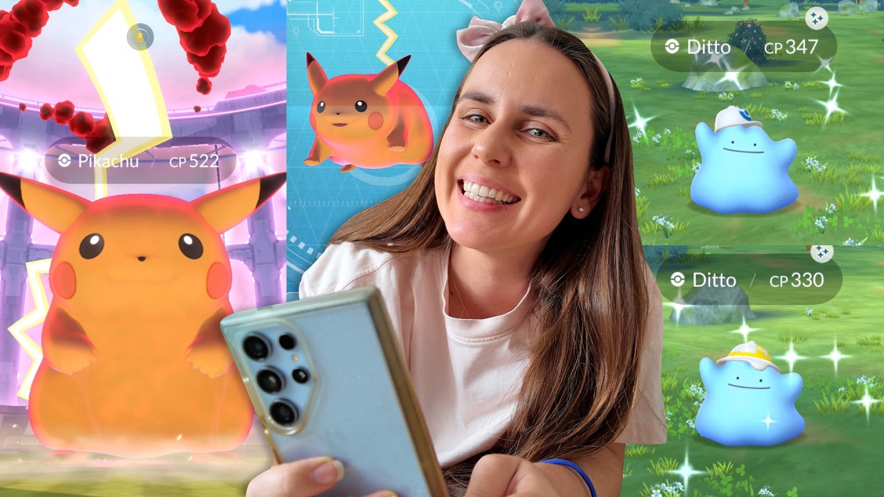 Максимальные битвы Пикачу в Pok&eacute;mon GO с участием GMAX-версии Пикачу