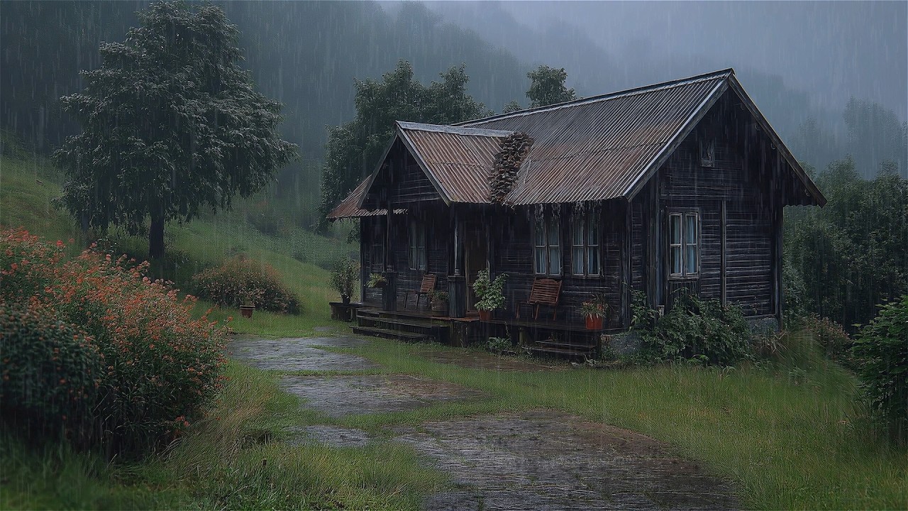 Night Rain Sounds to Ease Mental Tension, Reduce Anxiety, and Support Deep Sleep