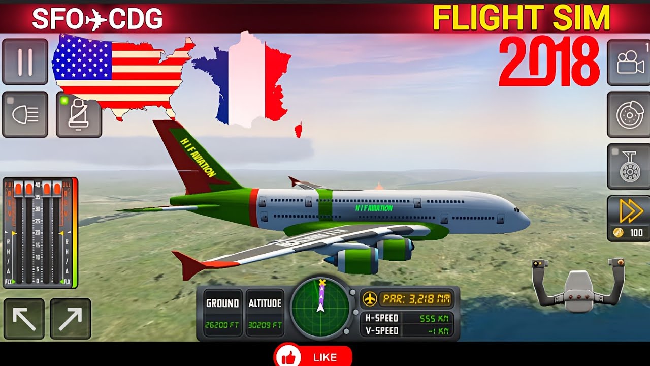 Flight Sim 2018 Gameplay #10 ⚡ Airbus A380 