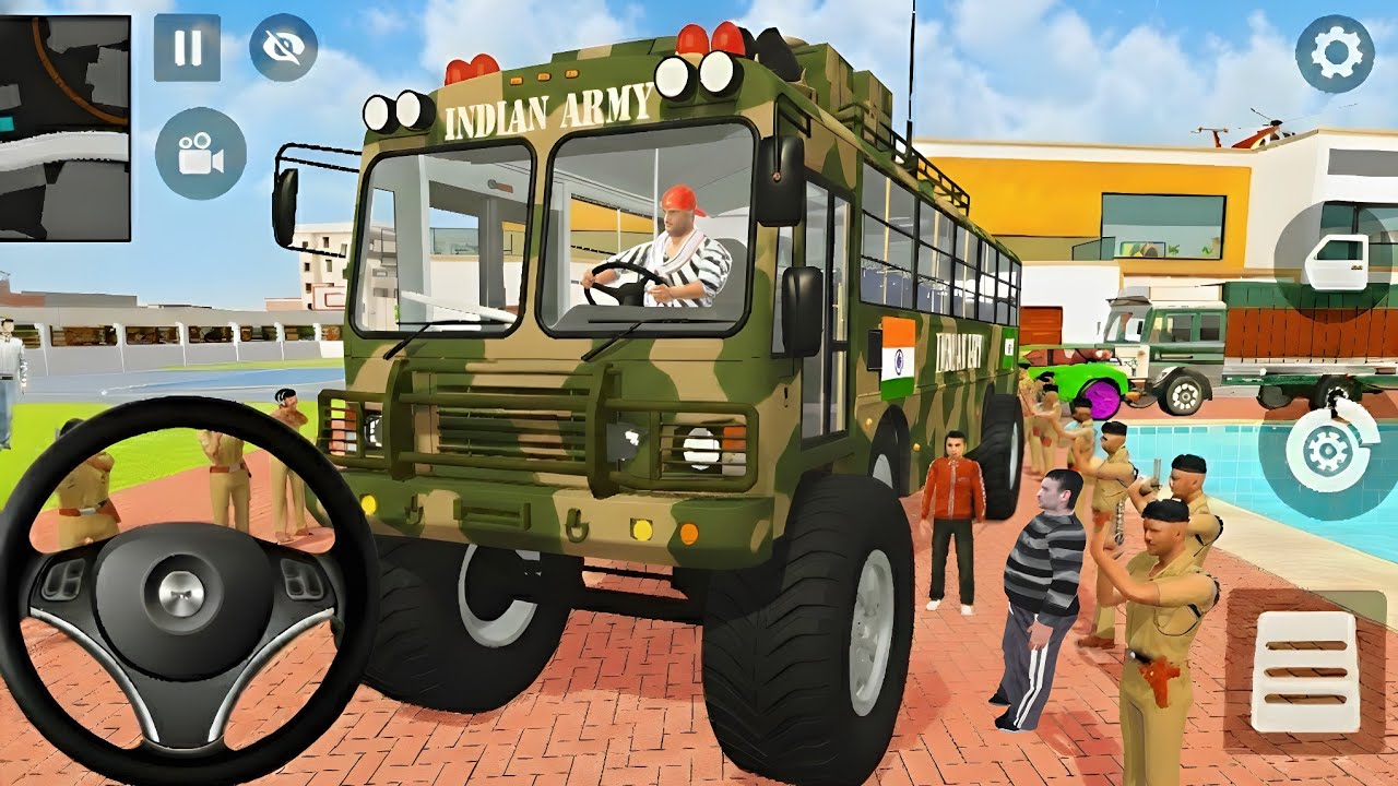 🤑Indian Thift Auto Simulator🤩Indian Showroom Purchase😯Modified Lexriy New Police DumperAnd Bike🥳Game