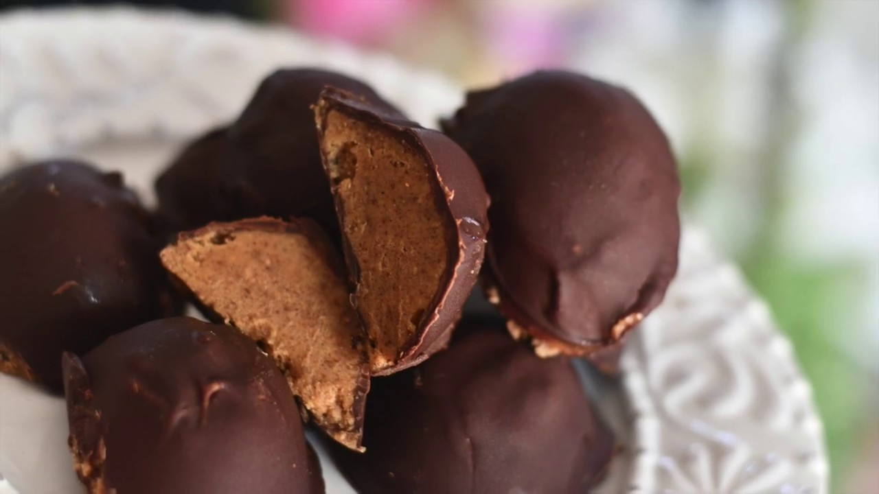Keto Recipe | How To Make Chocolate-Covered Almond Butter Easter Eggs | Hip2Keto