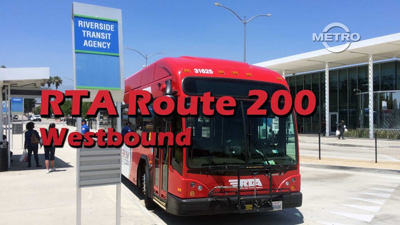 TMN | TRANSIT - Riverside Transit Agency Route 200 San Bernardino to Anaheim (Westbound) FULL RIDE