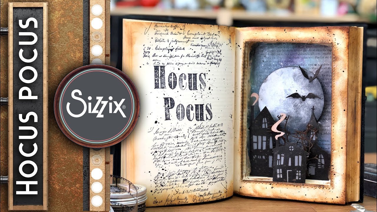 Tutorial libro alterado decoración Halloween