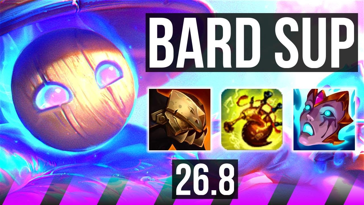 BARD & Ashe vs NAMI & Miss Fortune (SUP) | Good KDA: 7/1/20 | EUW Master | 26.8