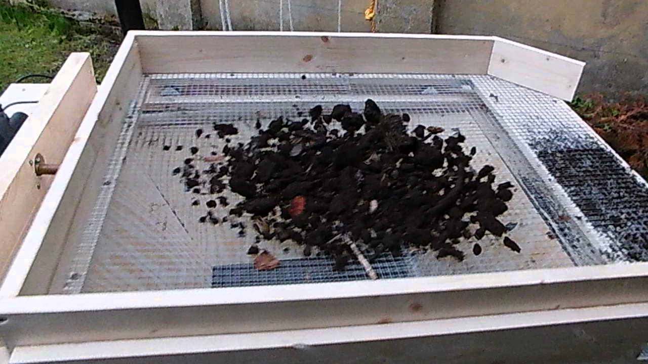 elektrisches Kompostsieb Marke Eigenbau