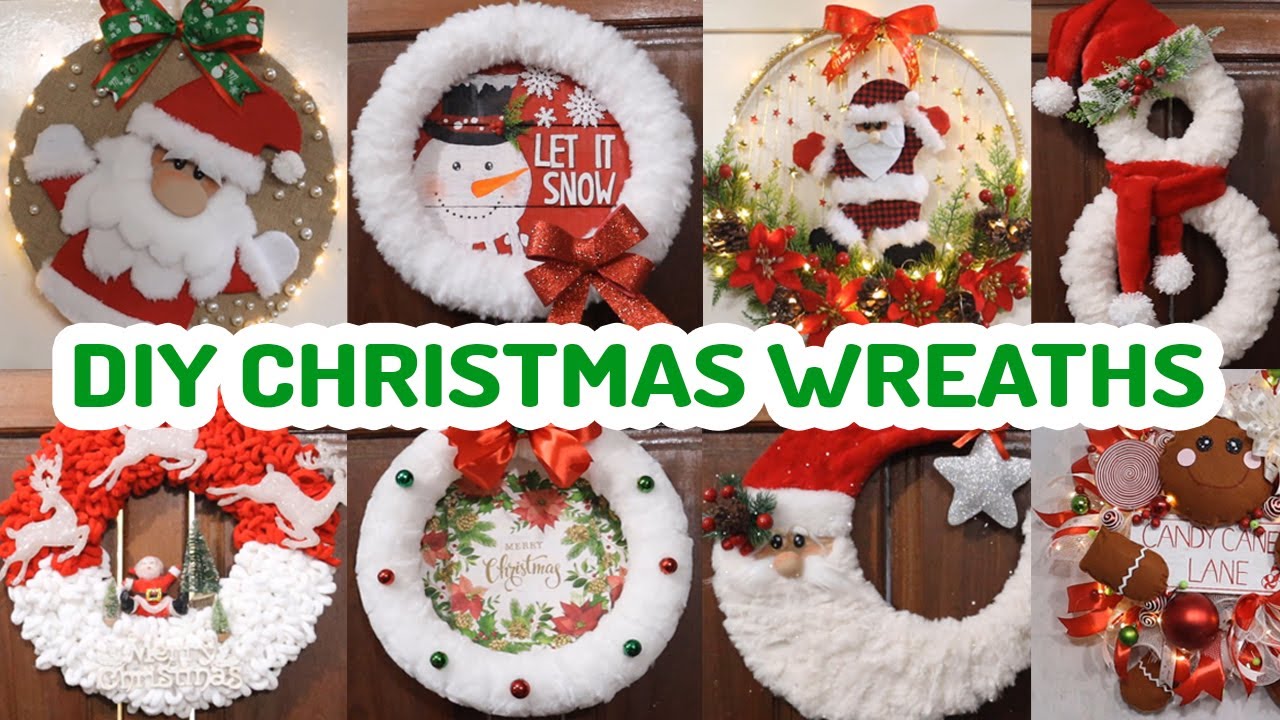 10 Beautiful Diy Christmas Wreath Ideas at Home 2024 - Christmas crafts