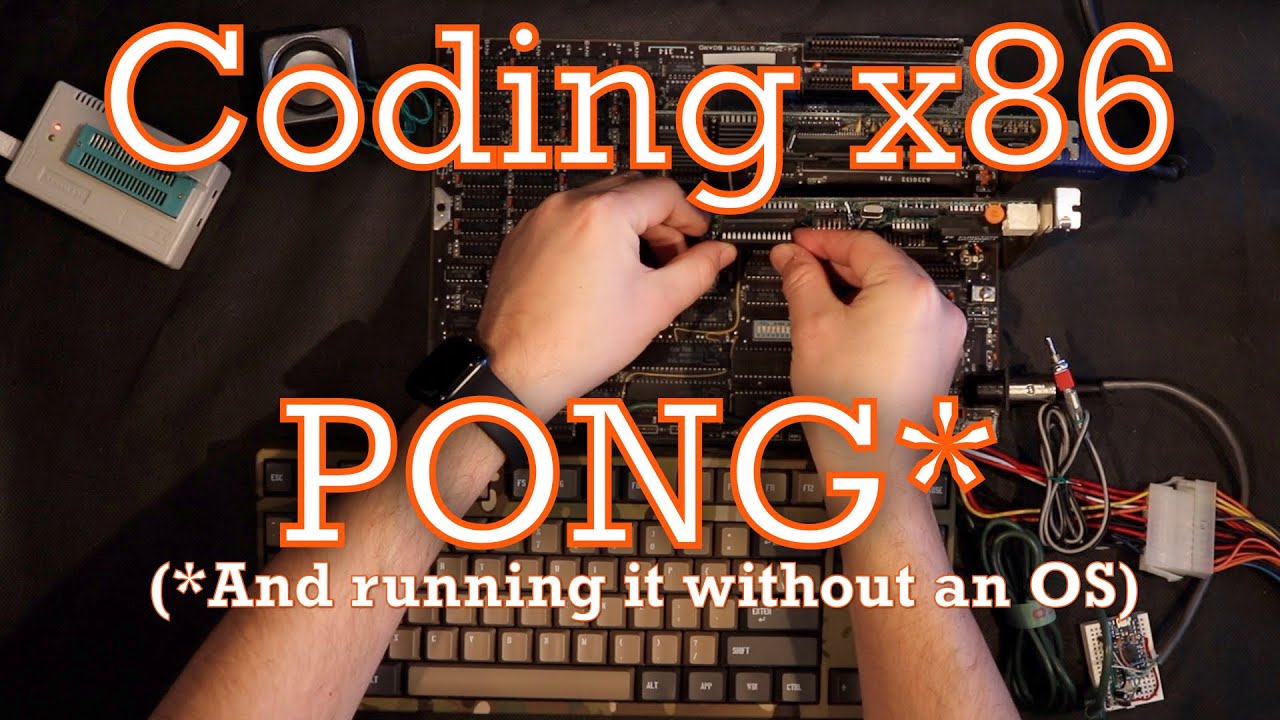 Coding x86 Pong as a BIOS extension is fun!