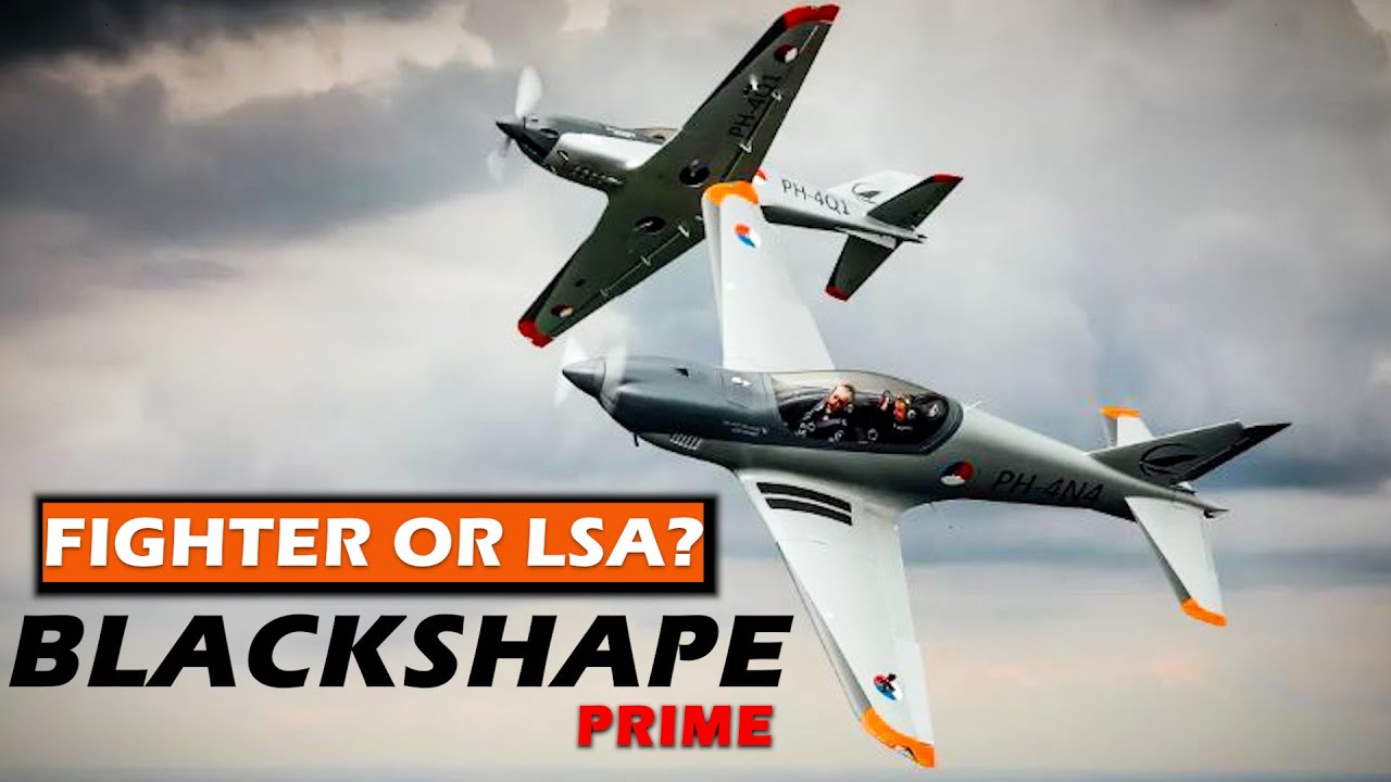 Самолёт Blackshape Prime! Прекрасный дизайн, на котором нужно летать!