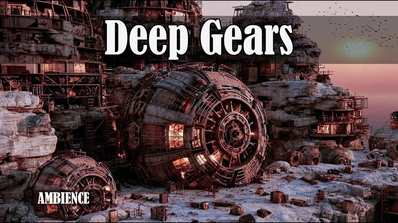 Steampunk Underground Engine Room  Deep Gears & Pressure  Ambience  Ep 46