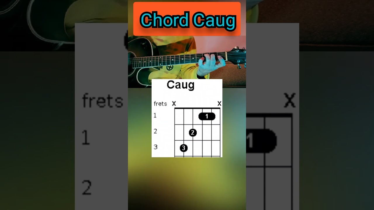 Guitar Tutorial - Chord - Caug - #shorts #youtube #youtubeshorts #guitar #caugchord