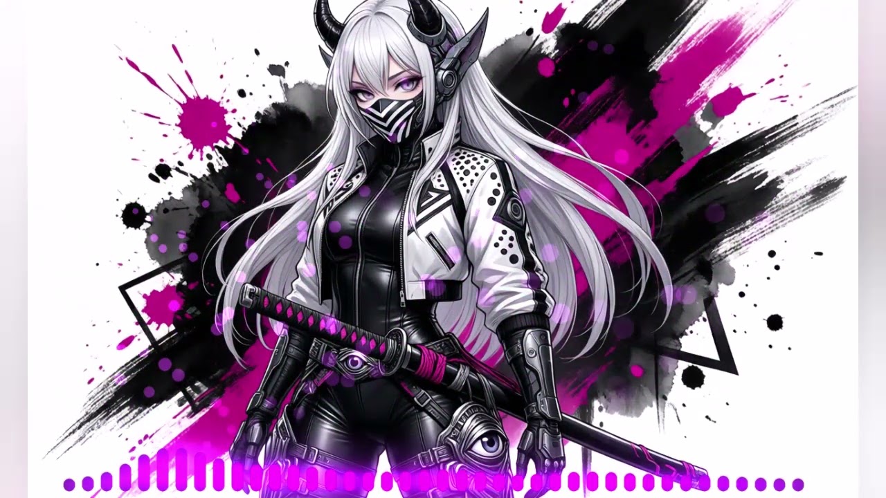 Aesthetic EDM Slow Beat 🎧 Samurai Anime Visualizer