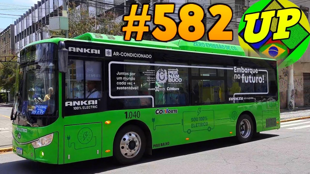 #582 Muitos ônibus e BRTs no Centro do Recife - Ruas Siqueira Campos /  Av. Dantas Barreto