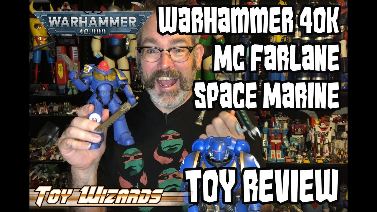 McFarlane Toys Warhammer 40k Space Marine Primaris Assault Intercessor Toy Review