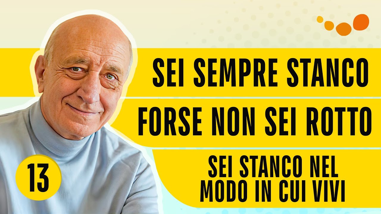 Se sei sempre stanco, forse non sei rotto: sei stanco nel modo in cui vivi