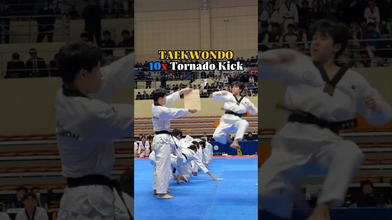 TAEKWONDO 10x Tornado Kick/540 Kick