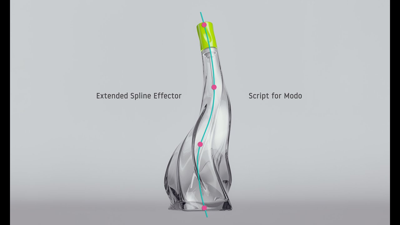 Extended Spline Effector | Modo 16.8 / Modo 17 +