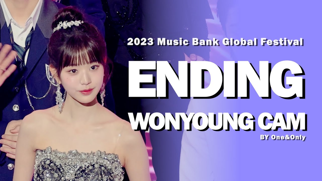 [4K60] 231215 'ENDING' @MusicBank Global Festival  / WONYOUNG FOCUS (원영 직캠)