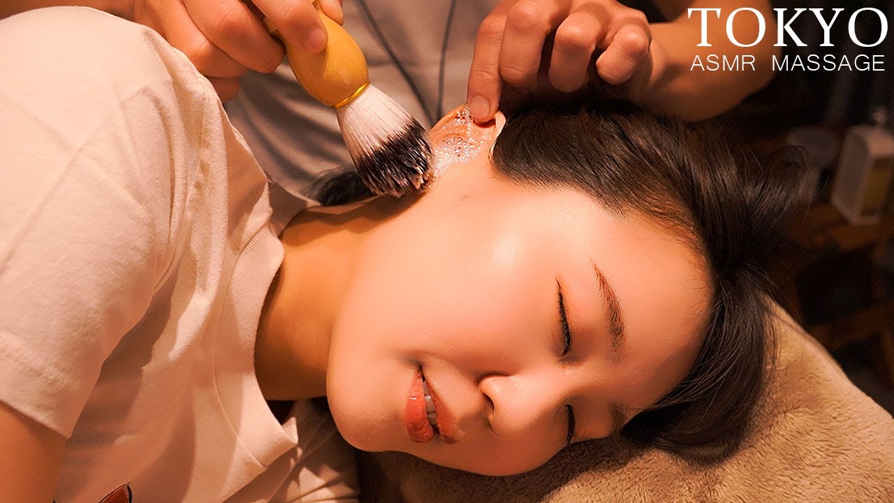 ASMR | 心地良い眠りの為の耳マッサージ(癒しの施術音)😪Ear massage for a good night's sleep