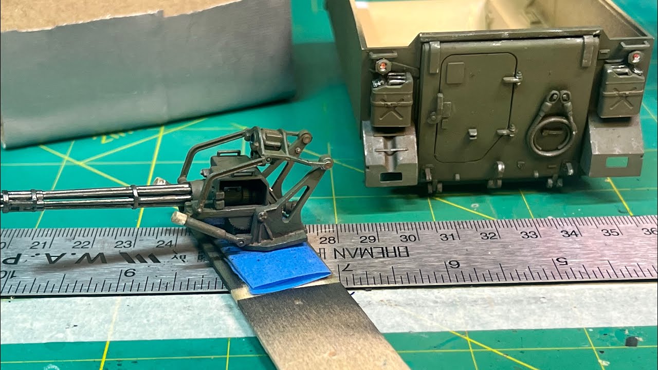 Academy M163 VADS Part 8. Turret details plus other stuff.