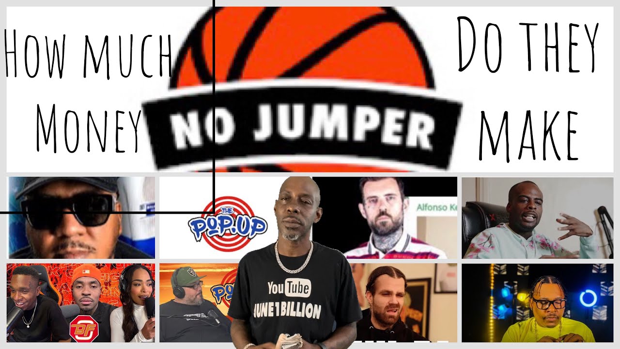 How Much $ Do #odmslim #adam22 #backonfig #thepopup #itzmilktv make from YouTube @June1billion