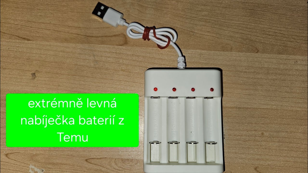 Neuhádnete, kolik stála tato extrémně levná nabíječka z Temu. NIC PROTI TEMU