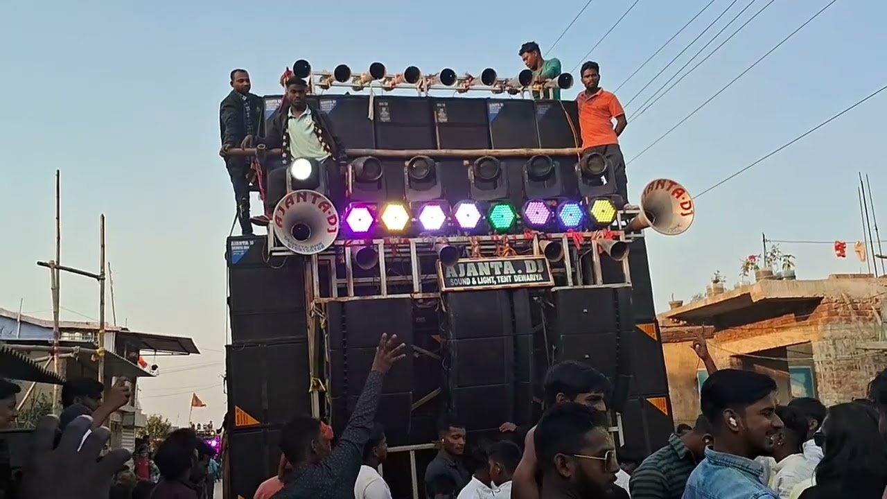 Ajanta dj on the fire 🔥 swarswati Puja visarjan Thakurgao 2025