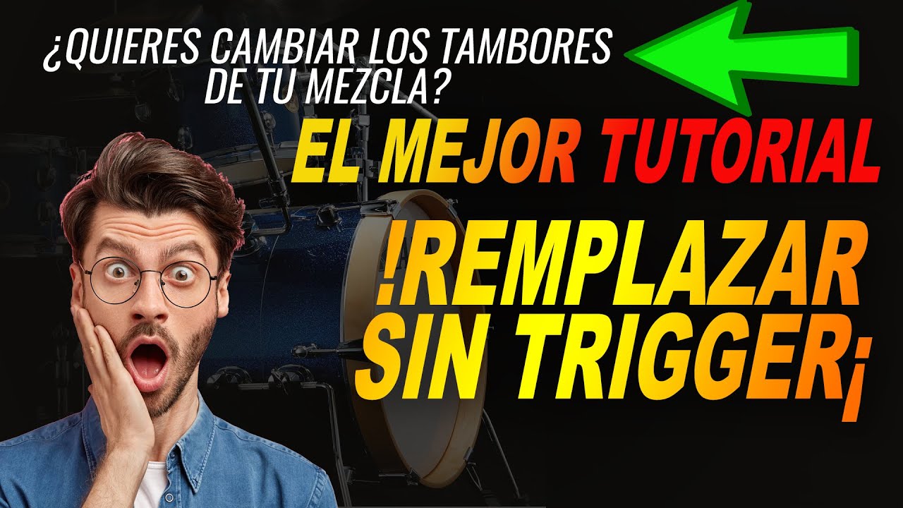 Como REMPLAZAR BATERÍAS SIN TRIGGER l Si no tienes un Trigger remplaza cualquier tambor en Cubase
