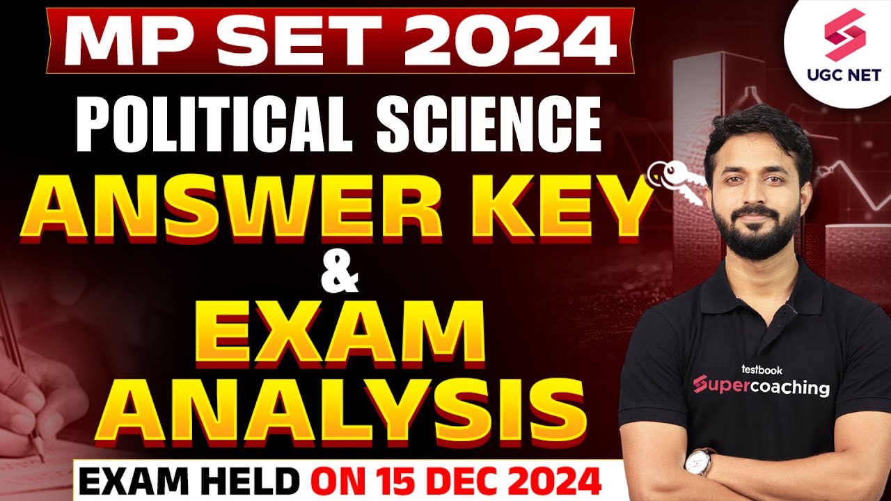MP SET Political Science Answer Key 2024 | MP SET Political Science Paper Analysis By Pradyumn Sir