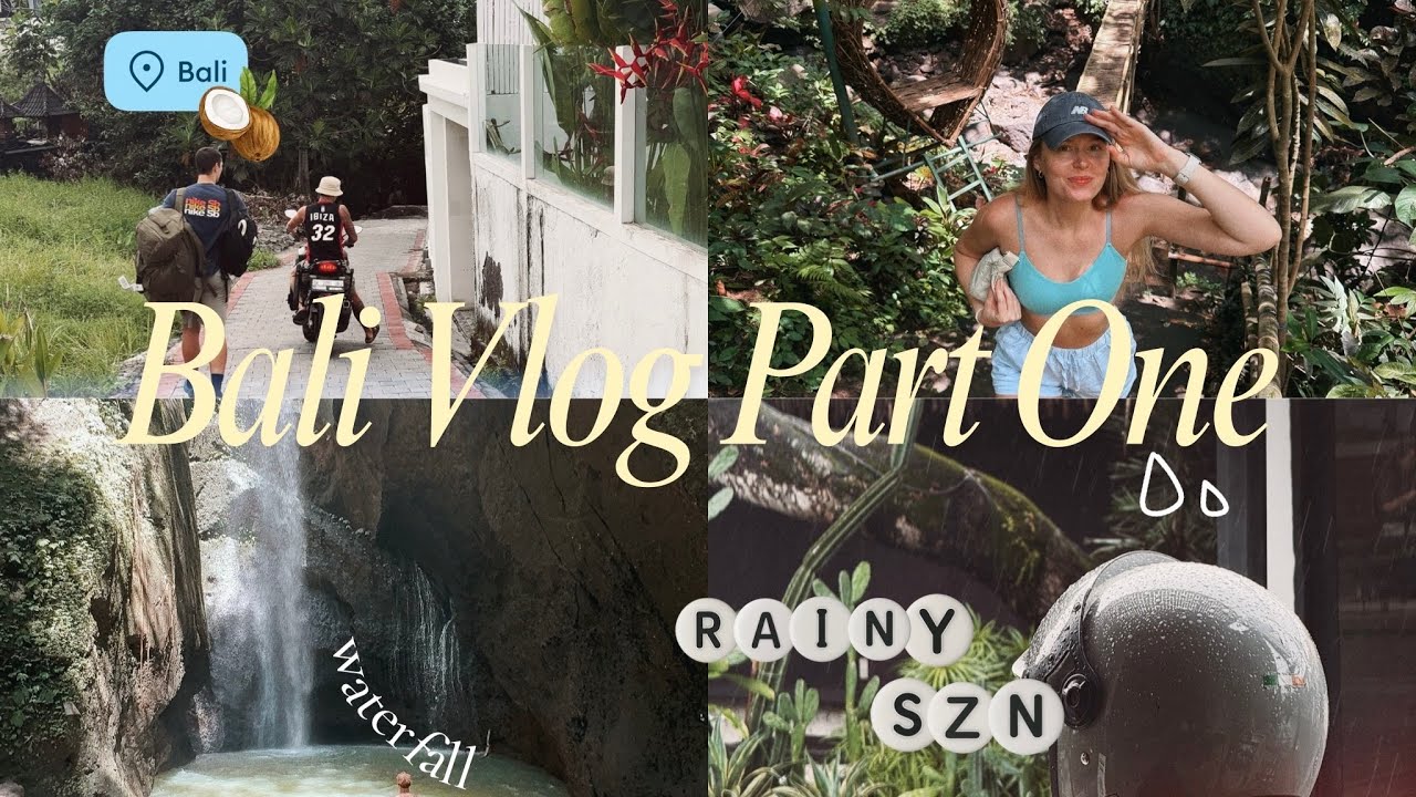 Meeting my dad in Bali | Bali Vlog Part One | I've missed the rain soo much