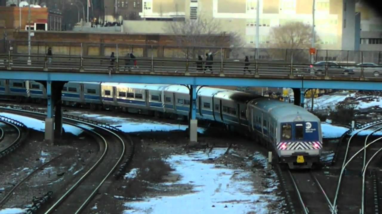 MNCRR Train action at Mott Haven Junction (South)