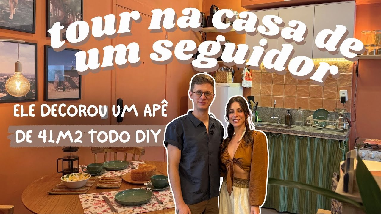 Tour na Casa de um Seguidor  - o apê mais inspirador que você vai ver! todo DIY feito pelo Chrys