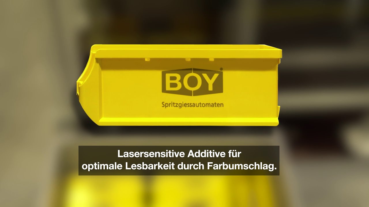 REA JET Faserlaser - Lasersensitive Additive f&uuml;r optimale Lesbarkeit durch Farbumschlag