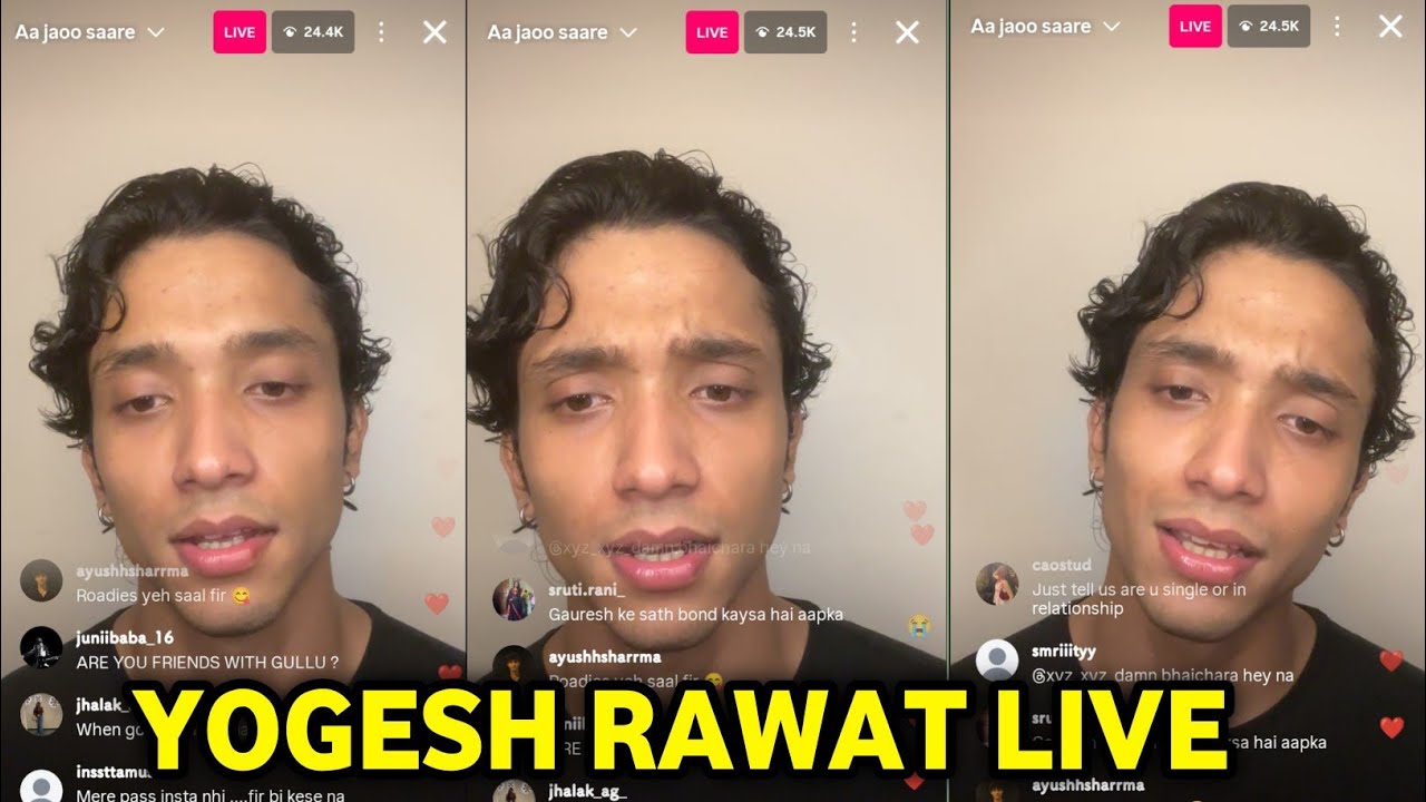 Yogesh Rawat Live Talking About Akansha Chaudhary 
