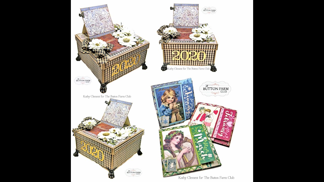 2020 Year in a Box Kit Reveal for The Button Farm Club
