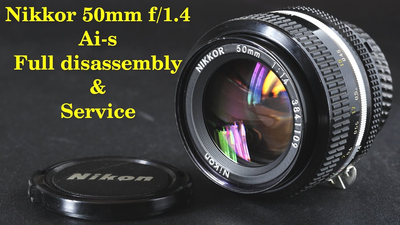Ремонт объектива: Nikon Nikkor 50mm f/1.4 Ai-s, полный сервис