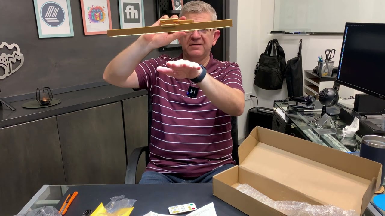 🔥 Wireless Art Light for Paintings Unboxing and Review! ✅  #productreview #unboxing