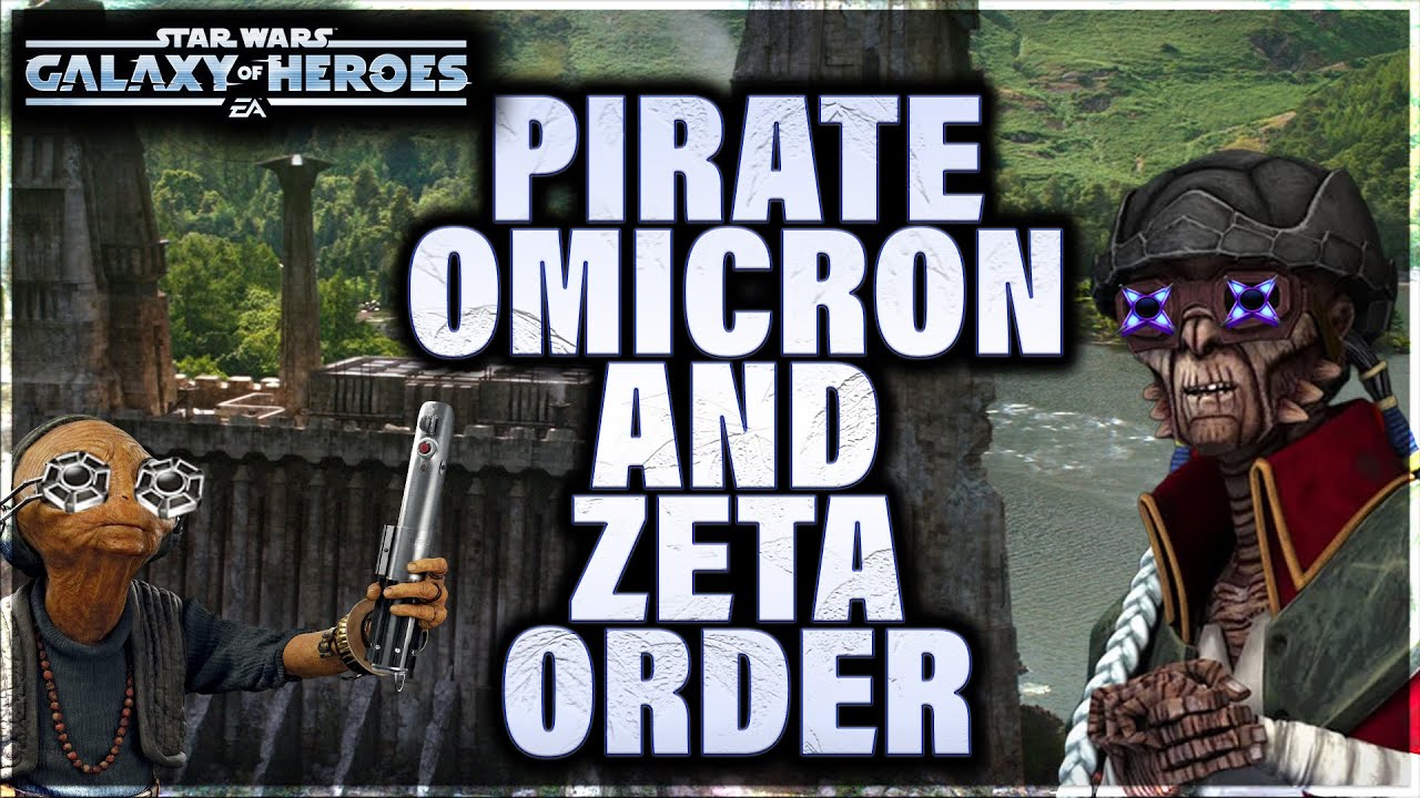 РЕЙТИНГ: ПИРАТЫ ОМИКРОНЫ И ЗЕТЫ #swgoh #omicron #starwars