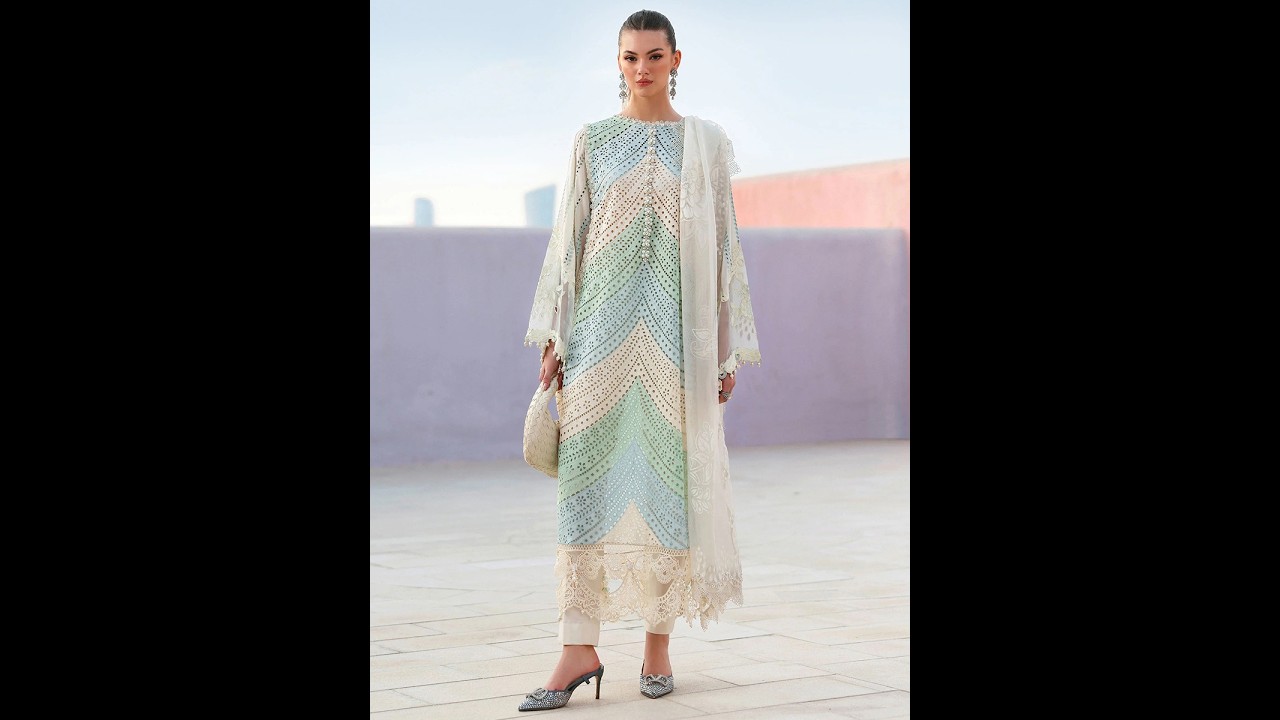 Maria B Luxury Lawn 2612-A | Master Replica | Summer Lawn | Designer Lawn | Luxury Lawn | Clothing ✨