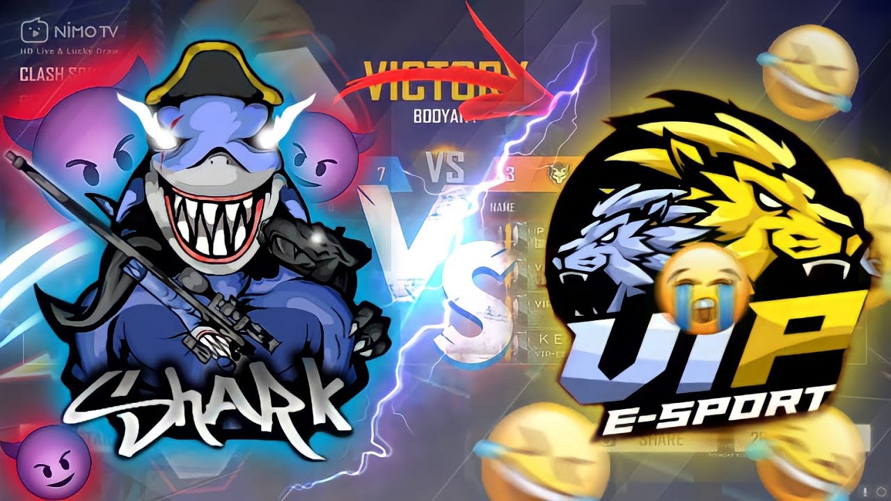 CLASH SQUAD : SHARK VS VIP 🤣🤣Who's Best cover Awm ? 🤣 التحدي على لقب أقوى قناص 🔥 الهربة 🤣🤣