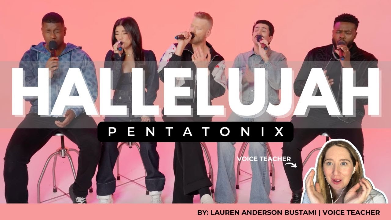«Аллилуйя» от PENTATONIX — это НЕВОЗМОЖНО! 🤯 Преподаватель по вокалу разбирает технику вокала 🎤