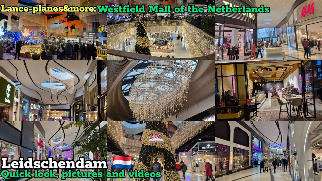 (4K) Westfield Mall of the Netherlands, little look. Pictures and videos 🇳🇱. Stand Alone Video