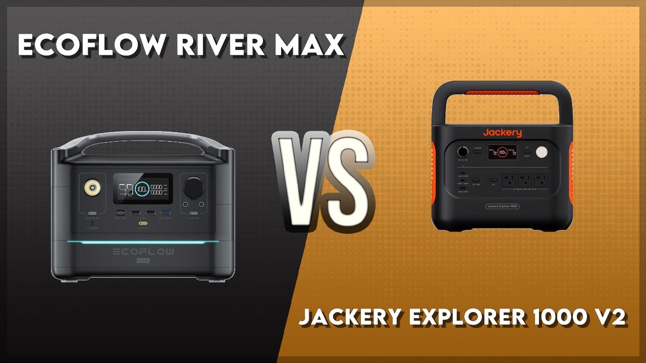 EcoFlow River Max vs Jackery Explorer 1000 v2 Technical Comparison
