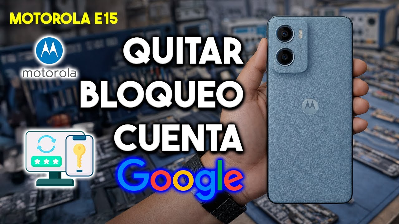 Motorola E15 - Eliminar Cuenta Google GRATIS ✅ Sin Pagar