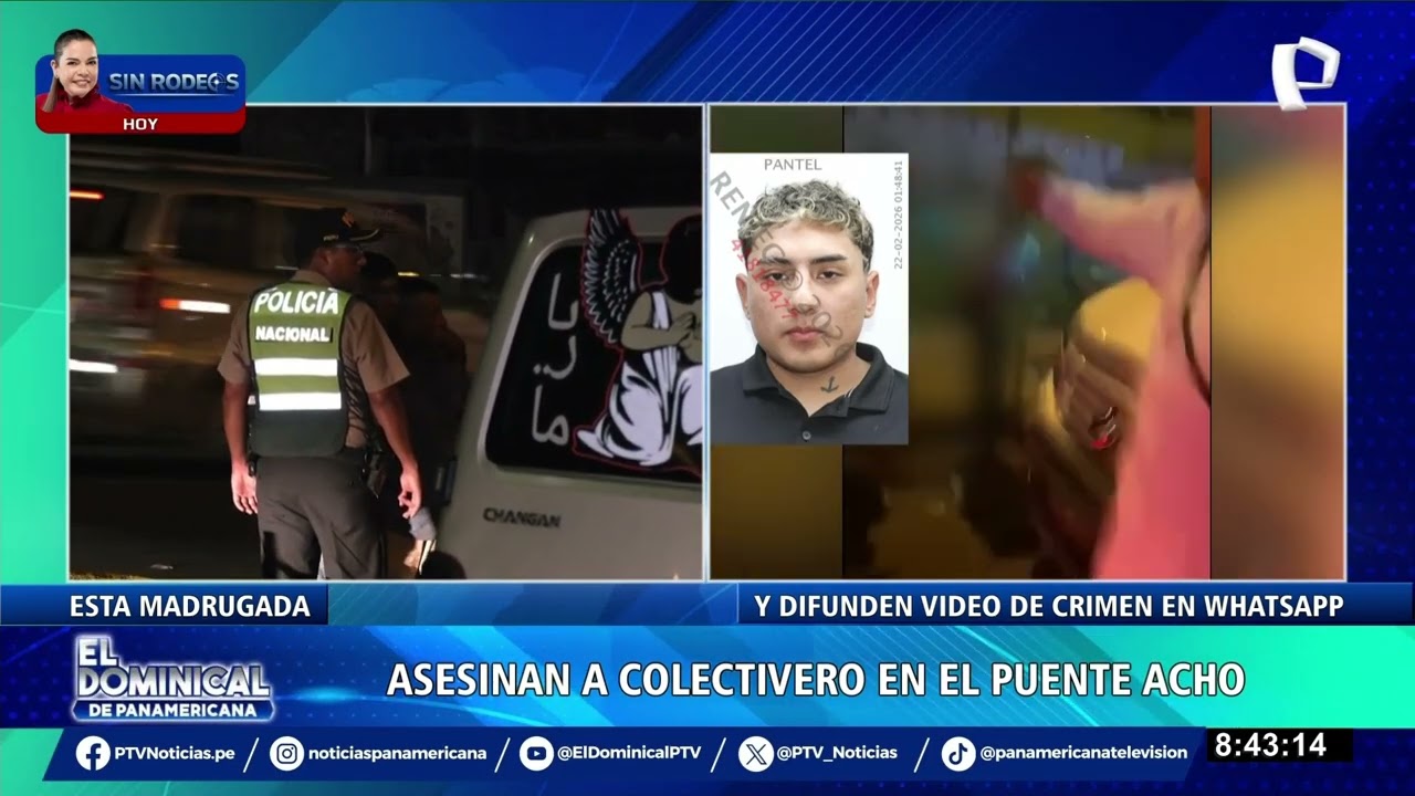 Joven colectivero es asesinado en puente Acho: sicarios difunden video del crimen por WhatsApp