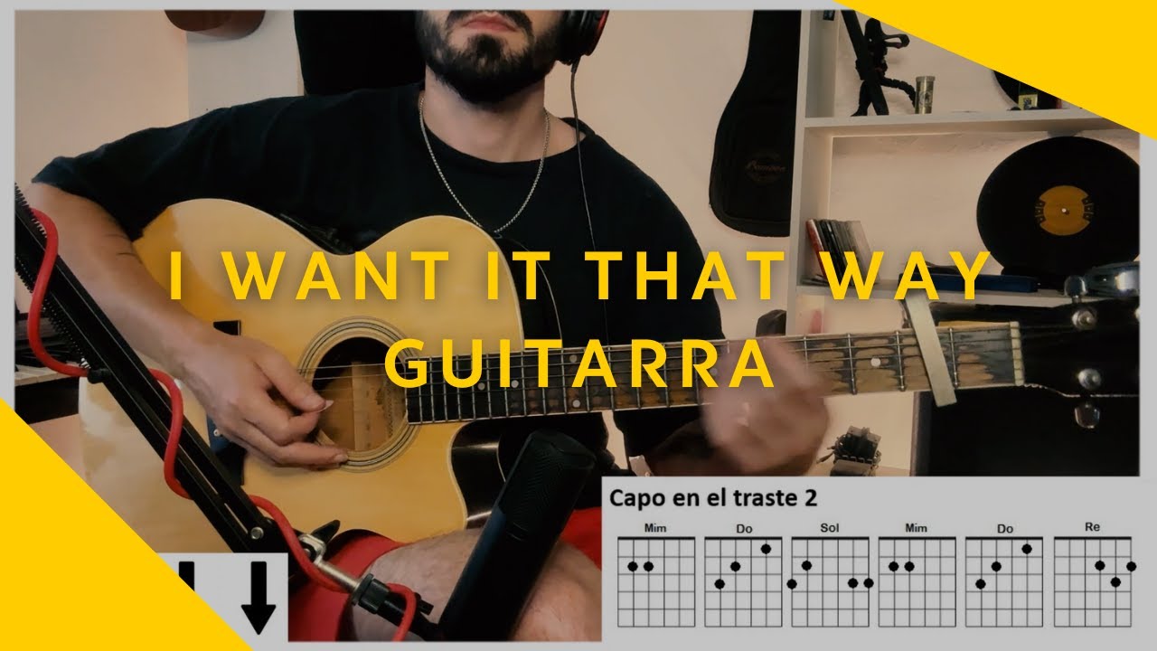 GUITARRA | I Want It That Way ( 2025 version) - Backstreet Boys ( cover/tutorial) Martin Lopez