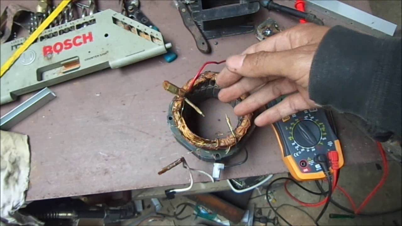Motor de tanquinho quando não é capacitor pode ser bobina isolada