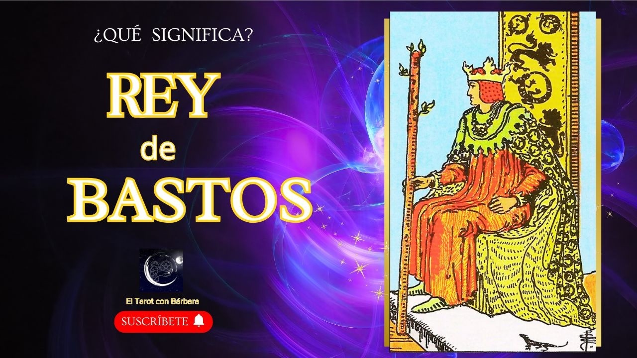 🔥👑¿Qué SIGNIFICA el REY de BASTOS en el TAROT? #tarot #reydebastos #significado #rider #palodebastos